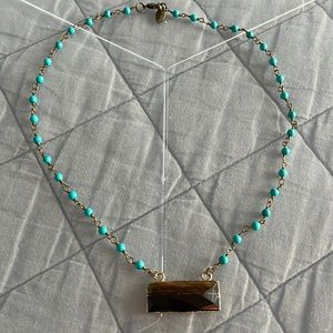 Betsy Pittard Designs turquoise bead necklace